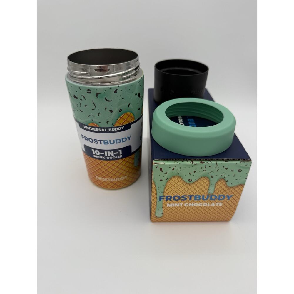 Frost Buddy Universal Mint Chip Baseball Drip 10in1 Can Holder NEW IN BOX
